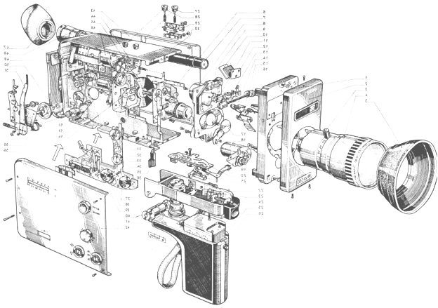 Wireframe Of A Camera Suitable For Video Production Wireframe Of A Camera Suitable For Video Production