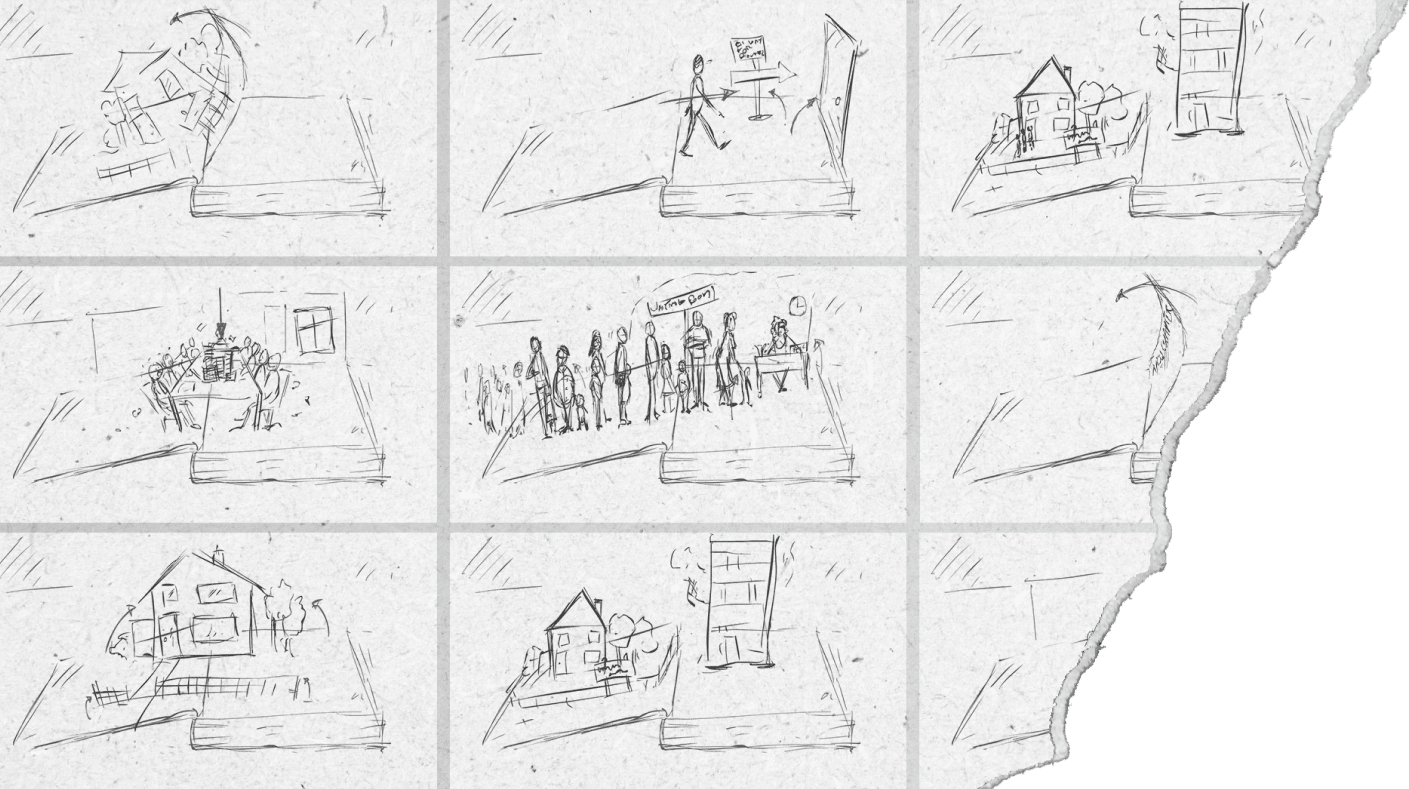 Storyboard Sketch From The Midlands Psychology Video Produced By Dragonfly'S Animators Storyboard sketch from the Midlands Psychology Video produced by Dragonfly's Animators