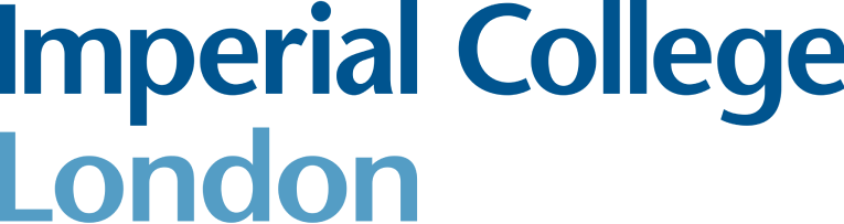 Logo of Imperial College London, with the text "Imperial College London" written in blue font on a transparent background. Ideal for representing Imperial College Video production services.