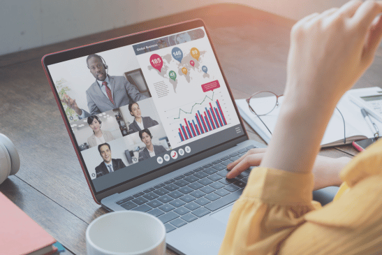 An online marketing webinar 